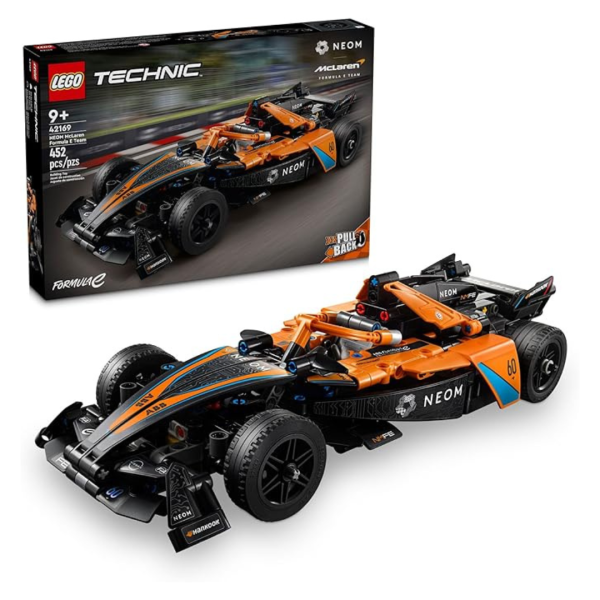 452-Piece Lego Technic NEOM McLaren Formula E Cars Toy Set (42169) on Sale