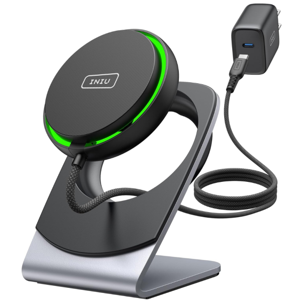 INIU 15W Fast Charging Magnetic Wireless Charger Stand Online now