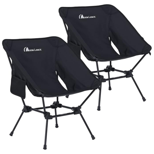 2-Pack Moon Lence Folding 400lb Capacity Outdoor Champing Chair Sale