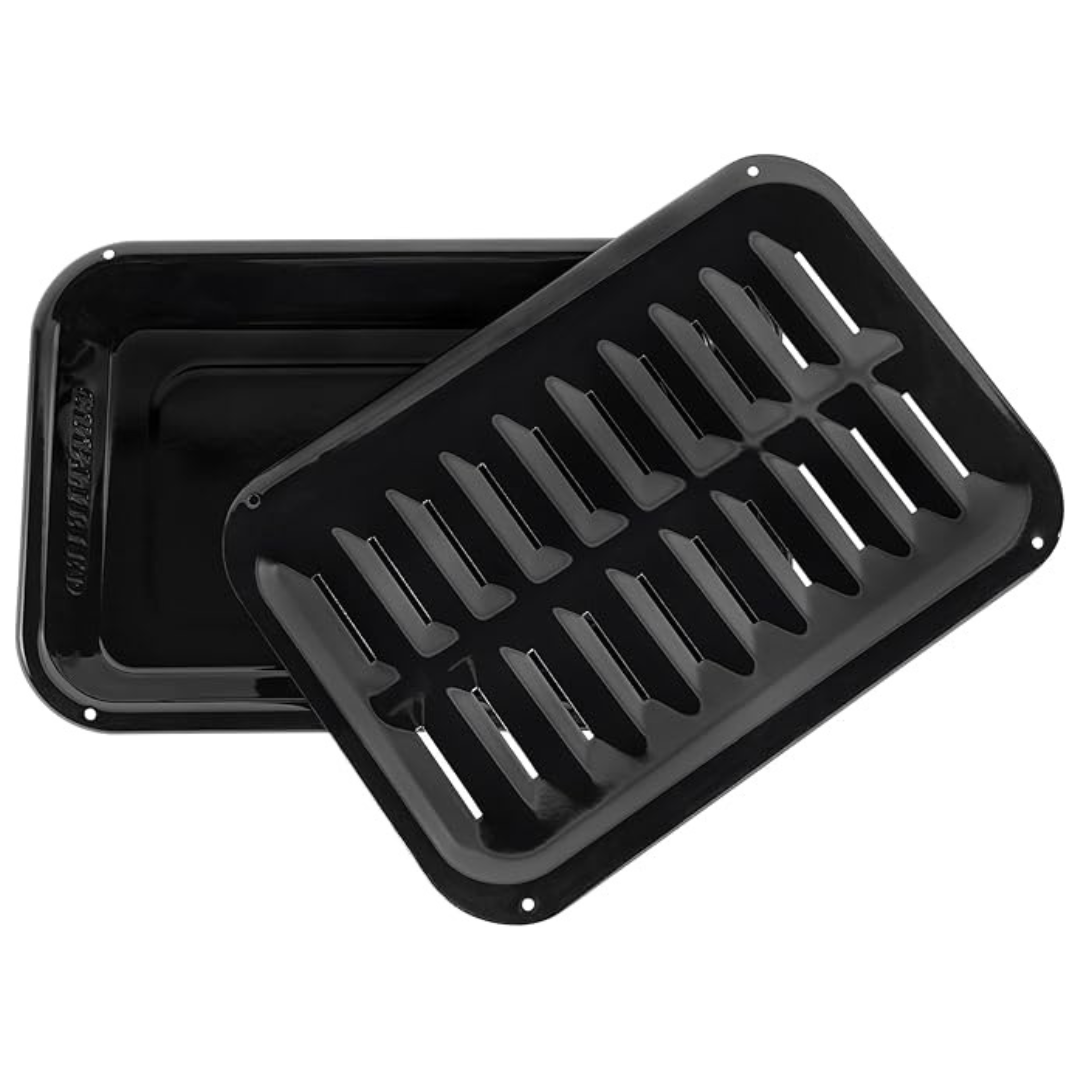 2-Piece Certified Appliance Accessories Small Broiler Pan & Grill Set Discount