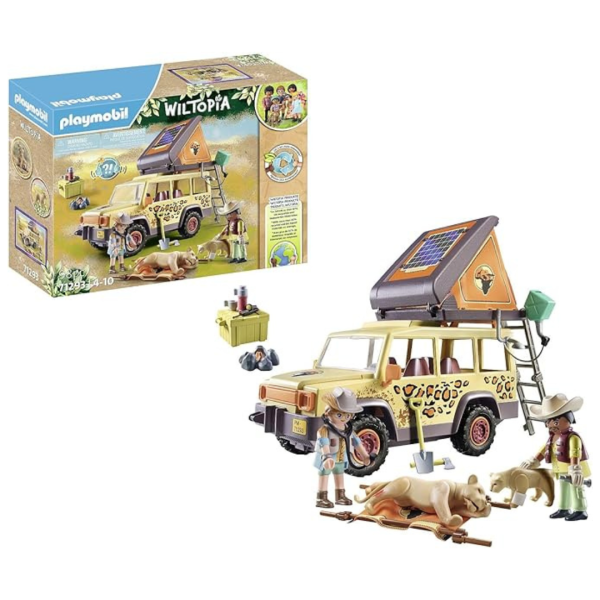 Playmobil Cross-Country Vehicle With Lions Online Hot Sale