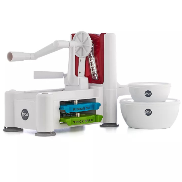 Food Network Spiralizer With 2-Piece Prep Bowl Set Fashion