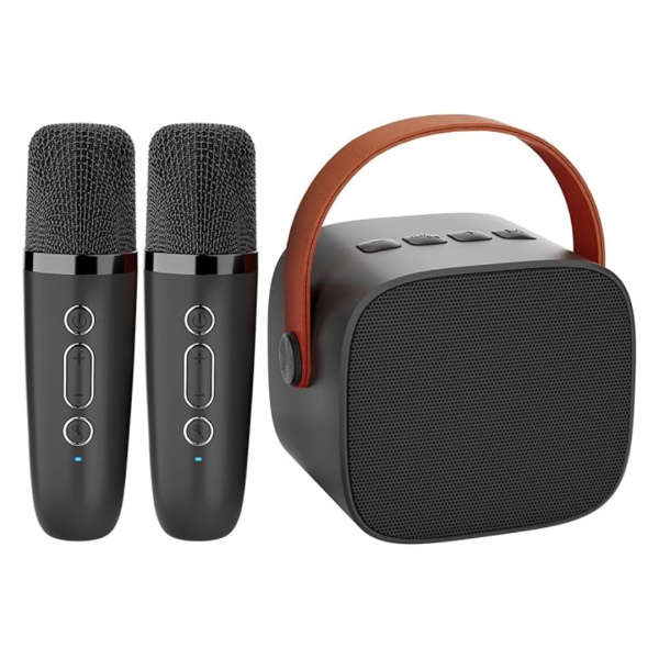 Mini Karaoke Machine with 2 Wireless Microphone (Various) Online now