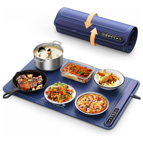 Fast Heating Silicone Electric Warming Tray With 4 Level Temperature For Cheap