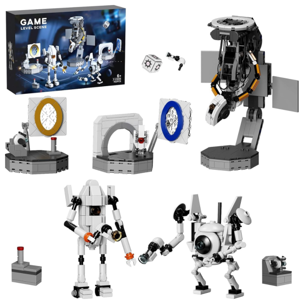 705-Piece Kids Robot Construction Playset Building Block Set Supply
