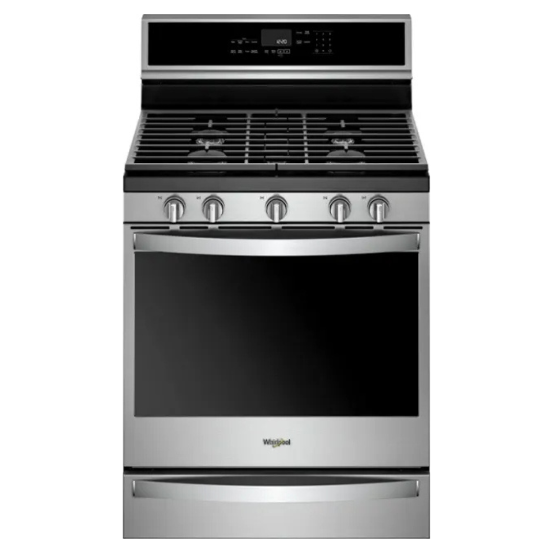 Whirlpool 5.8 cu. ft. Smart Freestanding Gas Range With EZ-2-Lift Grates Fashion