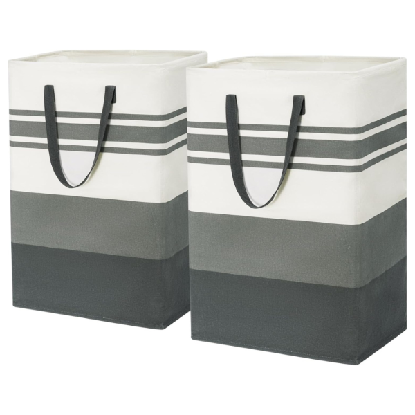 2-Pack Goodpick Large Laundry Hamper with Extended Handles, 75L Discount