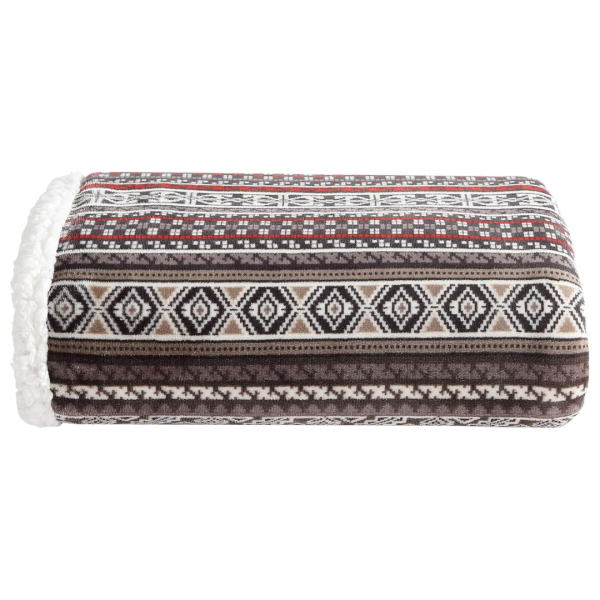 60  x 50  Eddie Bauer Reversible Sherpa Throw Blanket Discount
