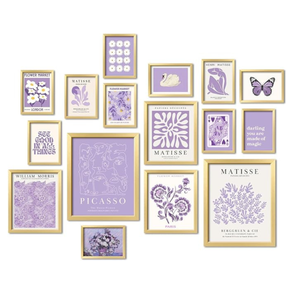 16-Piece Gallery Wall Art Decor Frame Set Discount
