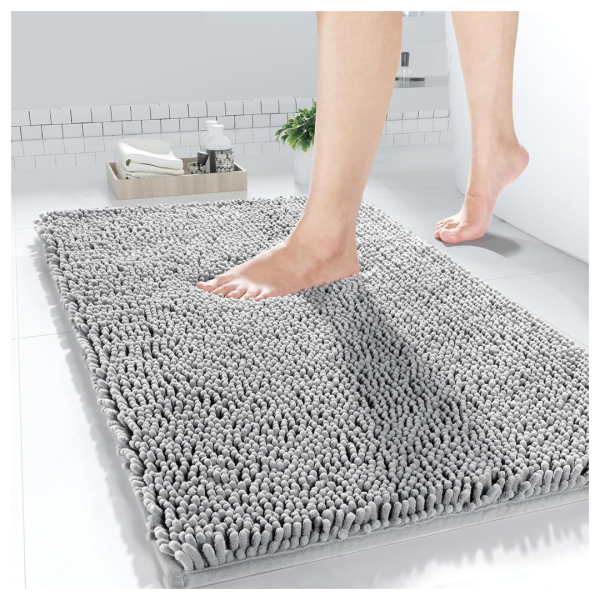 24  x 17  Chenille Extra Soft Shaggy Non-Slip Bathroom Rug Supply