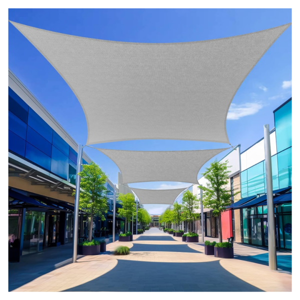 Cisvio 8  x 12  Light Grey Shade Sail Supply