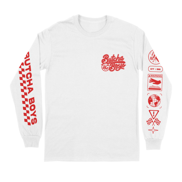 Chris Turner - Butcha Boys Long Sleeve (White) Discount - Image 2