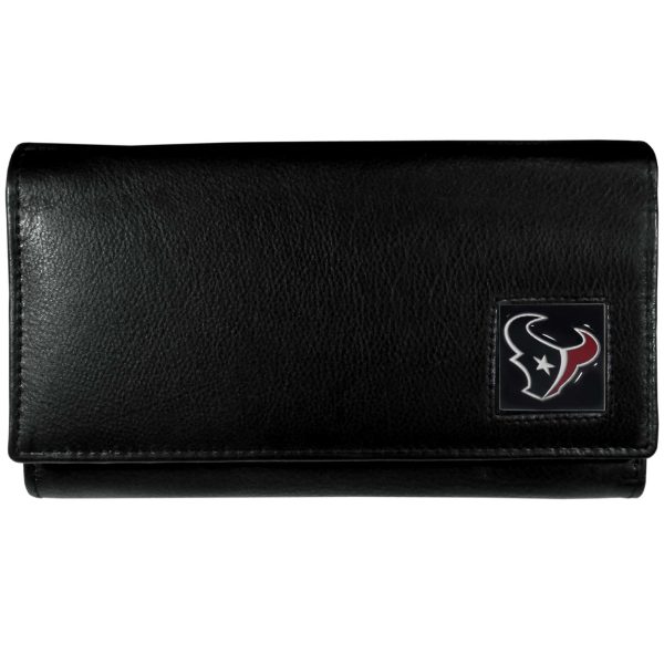 Houston Texans Leather Trifold Wallet Online Sale - Image 4
