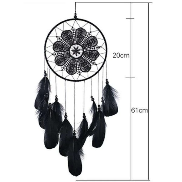 Indian Style Dreamcatcher Handmade Wind Chimes Hanging Pendant Dream Catcher Home Wall Art Hangings Decorations Online - Image 5
